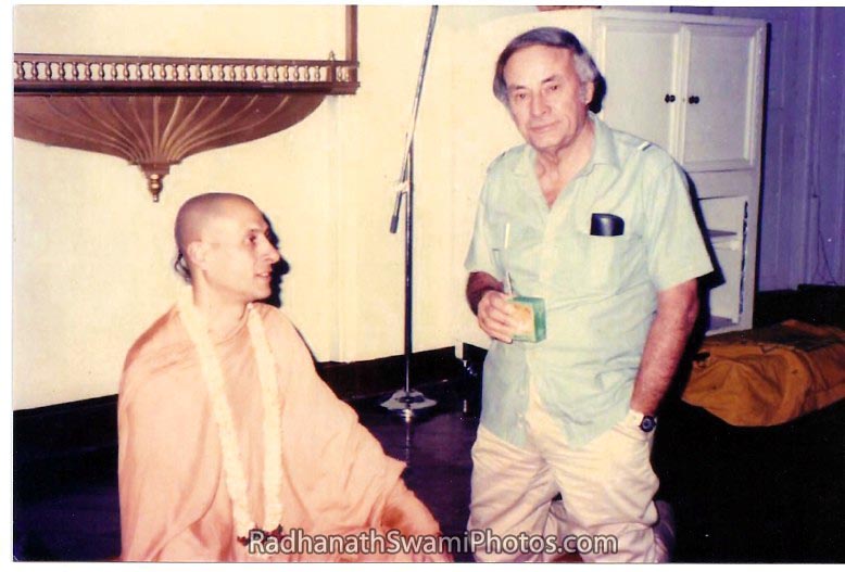 With Father Radhanath Swami Photos