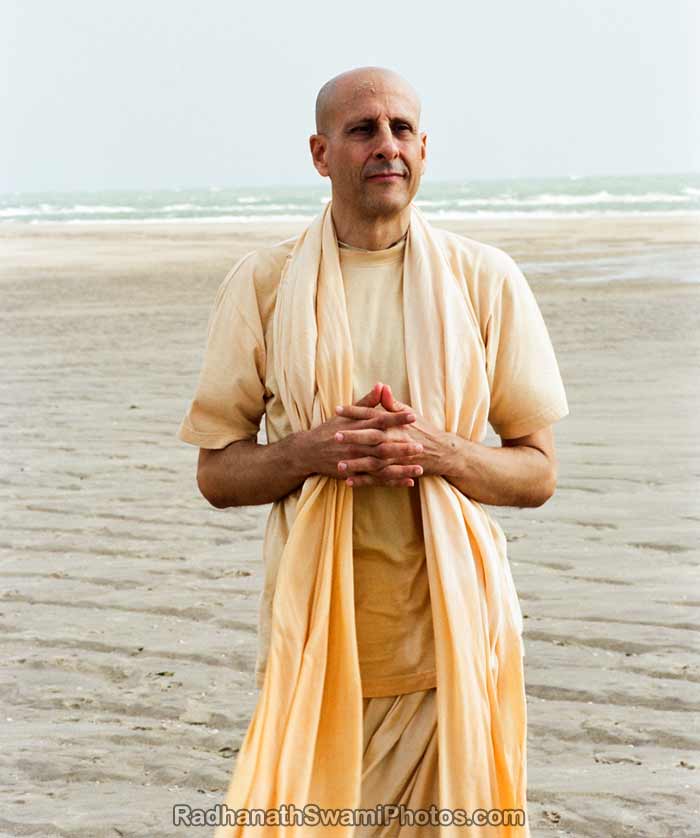 Radhanath-Swami-at-Dhanushkodi | Radhanath Swami Photos